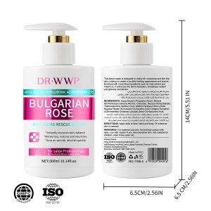 Bulgarian Rose Anti-Aging Rescue Cream - Wholesale Moisturizing Body Lotion with Avocado Oil & Hyaluronic Acid, OEM/ODM Available