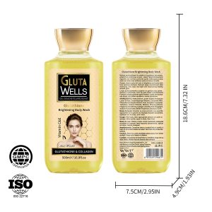 Gluta Wells Glutathione Brightening Body Wash 500ml