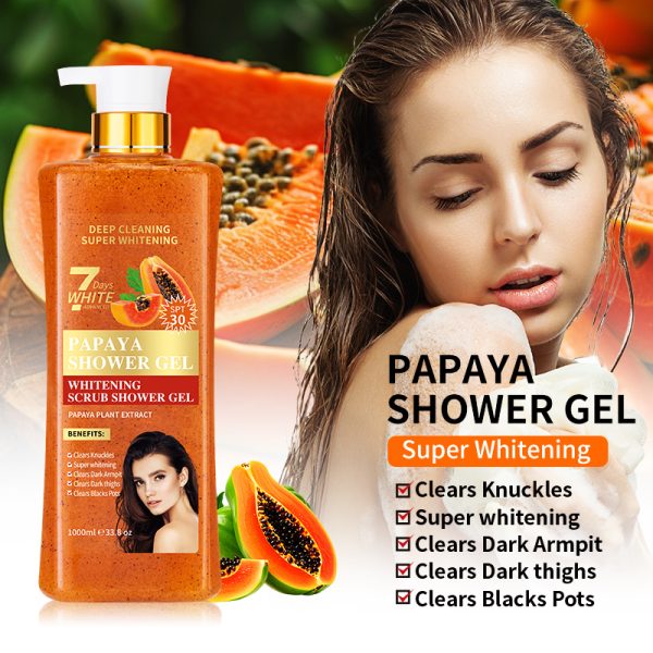 Shower Gel 1000ml 7-Day Super Whitening & Exfoliating Body Wash Bulk Wholesale Supplier 9