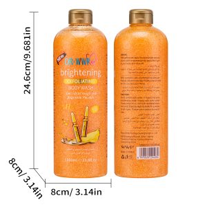 Exfoliating Body Wash 1000ml, Factory Direct OEM/ODM Private Label Customizable Shower Gel
