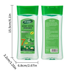 Aloe Vera Glow Body Oil - Hydrating & Repairing Solution (Private Label Available) - 200ml