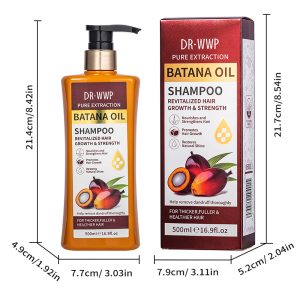DR·WWP 500ml Batana Oil Shampoo for Hair Growth & Strength | OEM/ODM Private Label Wholesale