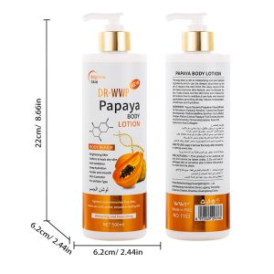 DR・WWP Papaya Body Lotion 500ml | Brightening Skin & Deep Hydration