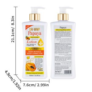 DR·WWP Papaya Whitening Body Lotion 500ml - Super Brightening & Skin Firming