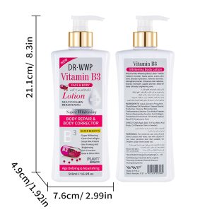 DR·WWP Vitamin B3 (Niacinamide) Whitening Body Lotion 500ml - Brightening & Dark Spot Corrector