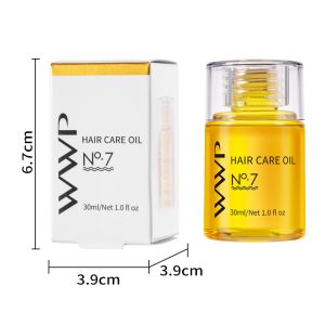 WWP No.7 Hair Care Oil | 30ml Frizz Control & Heat Protect Oil for Damaged Hair