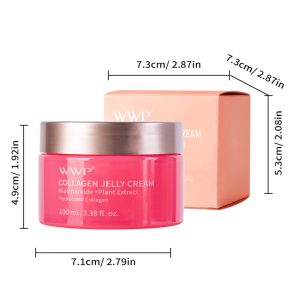 Wholesale Collagen Jelly Cream (100ml) - Niacinamide & Plant Extract Brightening Moisturizer | Private Label