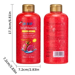 DR·WWP Dragon Fruit Shower Gel Brightening Exfoliating Body Wash 500ml