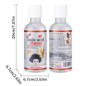 Wholesale 500ml Kojic Acid Body Serum - Collagen & Vitamin C Skin Brightening Formula