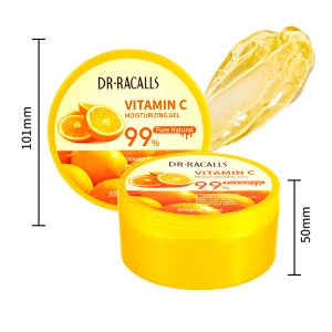 99% Pure Natural Vitamin C Moisturizing Gel 300g Brightening Antioxidant After Sun Face & Body Skin Care Gel