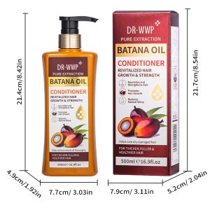 DR.WWP Batana Oil Hair Conditioner 500ml | Repair Damaged Hair Promote Hair Growth Strengthening Conditioner OEM Private Label Wholesale