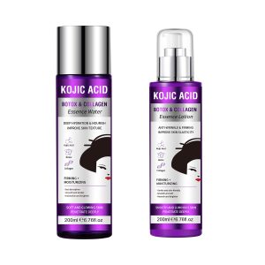 Kojic Acid Botox & Collagen Essence Lotion 200ml - Anti-Wrinkle, Firming & Brightening Moisturizer for Smooth, Luminous Skin